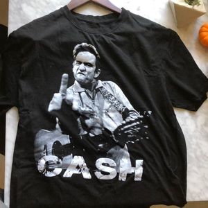 Johnny Cash cotton band t-shirt